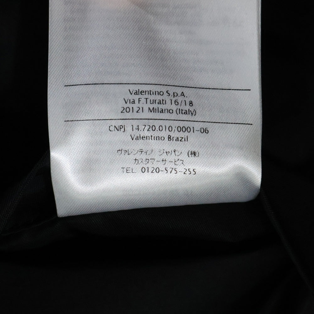 VALENTINO(ヴァレンティノ) Rockstud Untitled Bomber Jacket MA-1 ロックスタッズ ナイロン ジップアップ ジャケット ブルゾン ブラック MV3CI1602KP