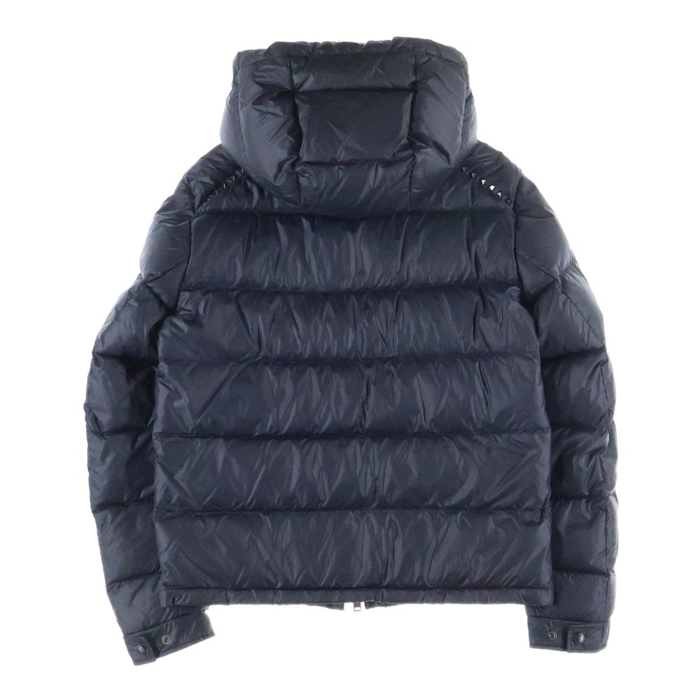 VALENTINO(ヴァレンティノ) Rockstud Untitled Placket Down Jacket ロックスタッズ ナイロン ダウンジャケット ブルゾン ブラック QV3CNA30RLM