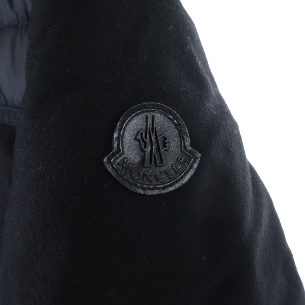 MONCLER(モンクレール) 16AW GARD ウール切替 ナイロン ダウンジャケット ブラック B20914195385 53227
