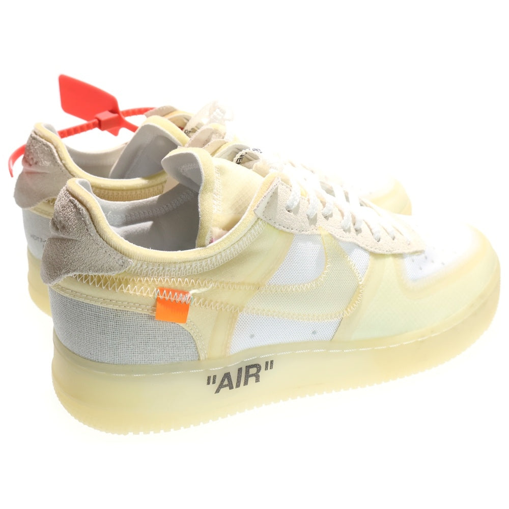 NIKE(ナイキ) ×OFF-WHITE THE 10 AIR FORCE 1 LOW オフホワイト ザテン エアフォース1 ローカット スニーカー ホワイト US10/28cm AO4606-100