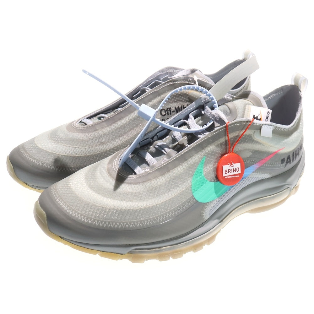 NIKE(ナイキ) ×OFF-WHITE THE 10 AIR MAX 97 OG オフホワイト ザテン エアマックス 97 ローカットスニーカー グレー US10/28cm AJ4585-101