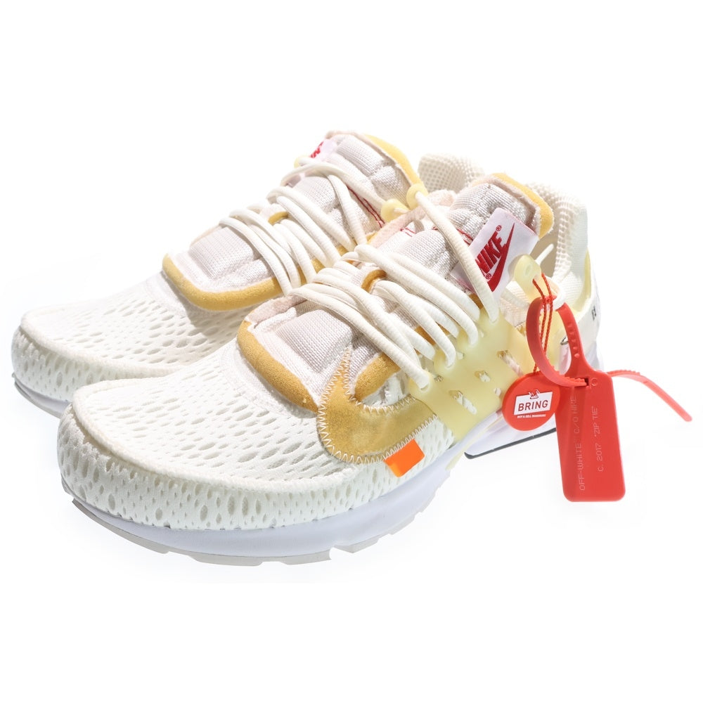 NIKE(ナイキ) ×OFF-WHITE THE 10 AIR PRESTO オフホワイト ザテン エアプレスト ローカットスニーカー ホワイト US10/28cm AA3830-100