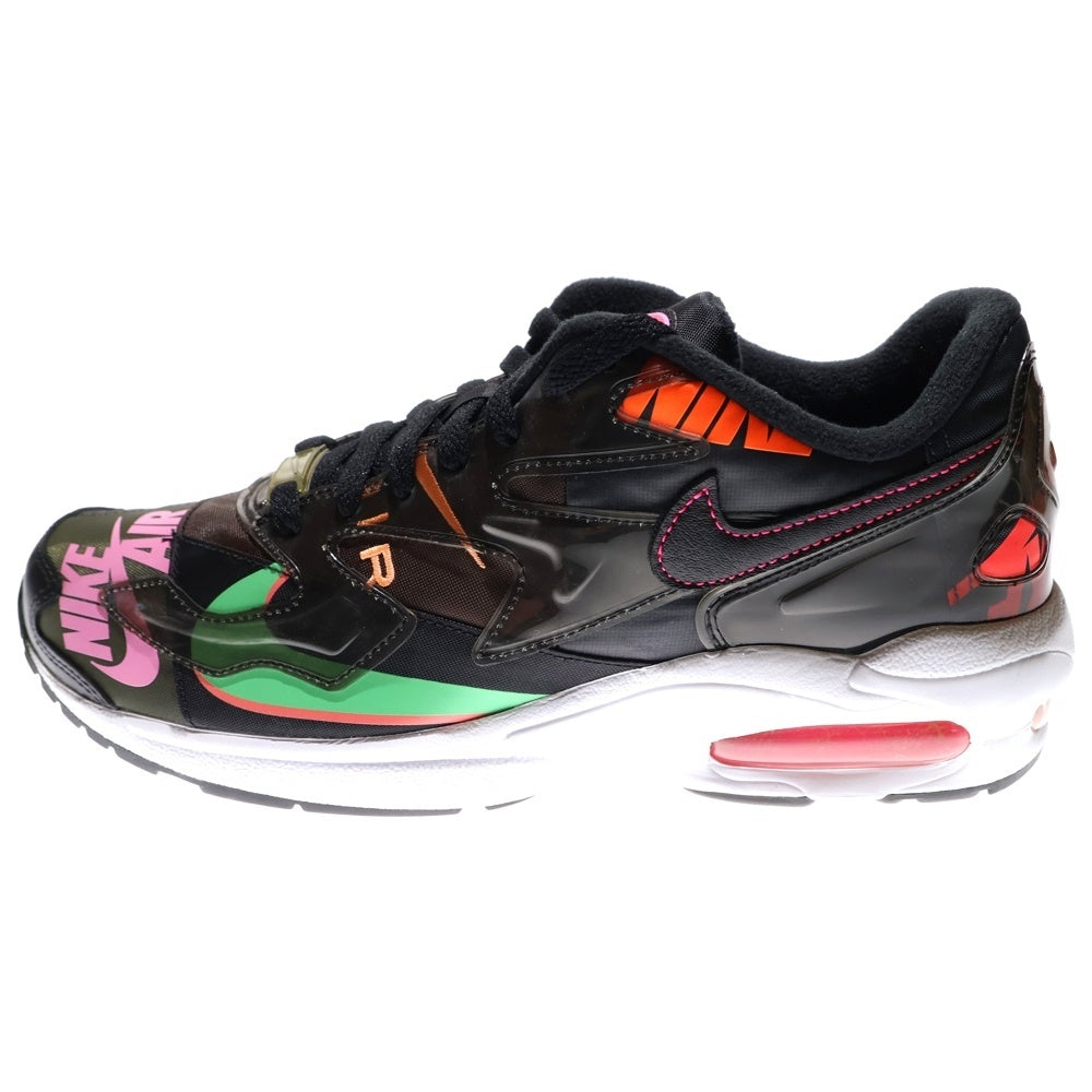 NIKE(ナイキ) ×atmos AIR MAX 2 LIGHT QS アトモス エアマックス2 ライト QS ローカットスニーカー ブラック US10/28cm CI5590-001