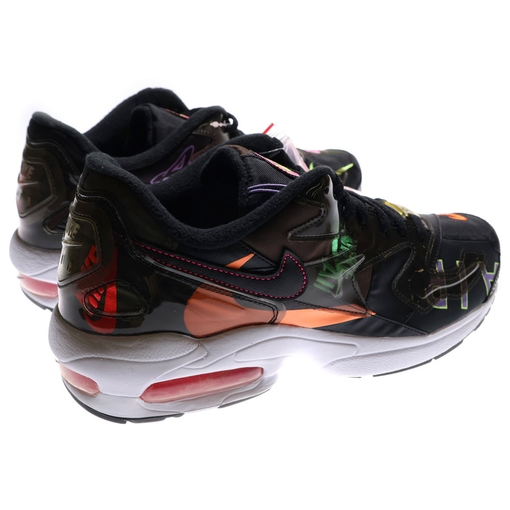 NIKE(ナイキ) ×atmos AIR MAX 2 LIGHT QS アトモス エアマックス2 ライト QS ローカットスニーカー ブラック US10/28cm CI5590-001
