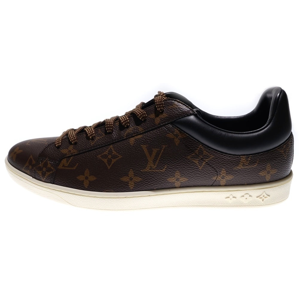 LOUIS VUITTON(ルイヴィトン) ルクセンブルグ ライン モノグラム PVCレザー ローカットスニーカー ブラウン
