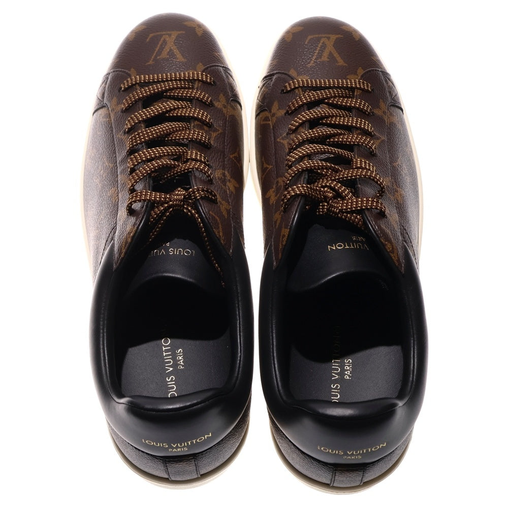 LOUIS VUITTON(ルイヴィトン) ルクセンブルグ ライン モノグラム PVCレザー ローカットスニーカー ブラウン