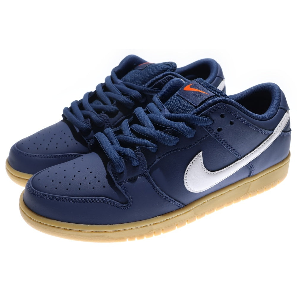 NIKE SB(ナイキエスビー) DUNK LOW PRO NAVY/GUM LIGHT BROWN ダンク プロ ネイビーガム ライトブラウン ローカットスニーカー ネイビー US10.5/28.5cm FJ1674-400