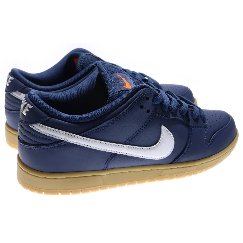 NIKE SB(ナイキエスビー) DUNK LOW PRO NAVY/GUM LIGHT BROWN ダンク プロ ネイビーガム ライトブラウン ローカットスニーカー ネイビー US10.5/28.5cm FJ1674-400