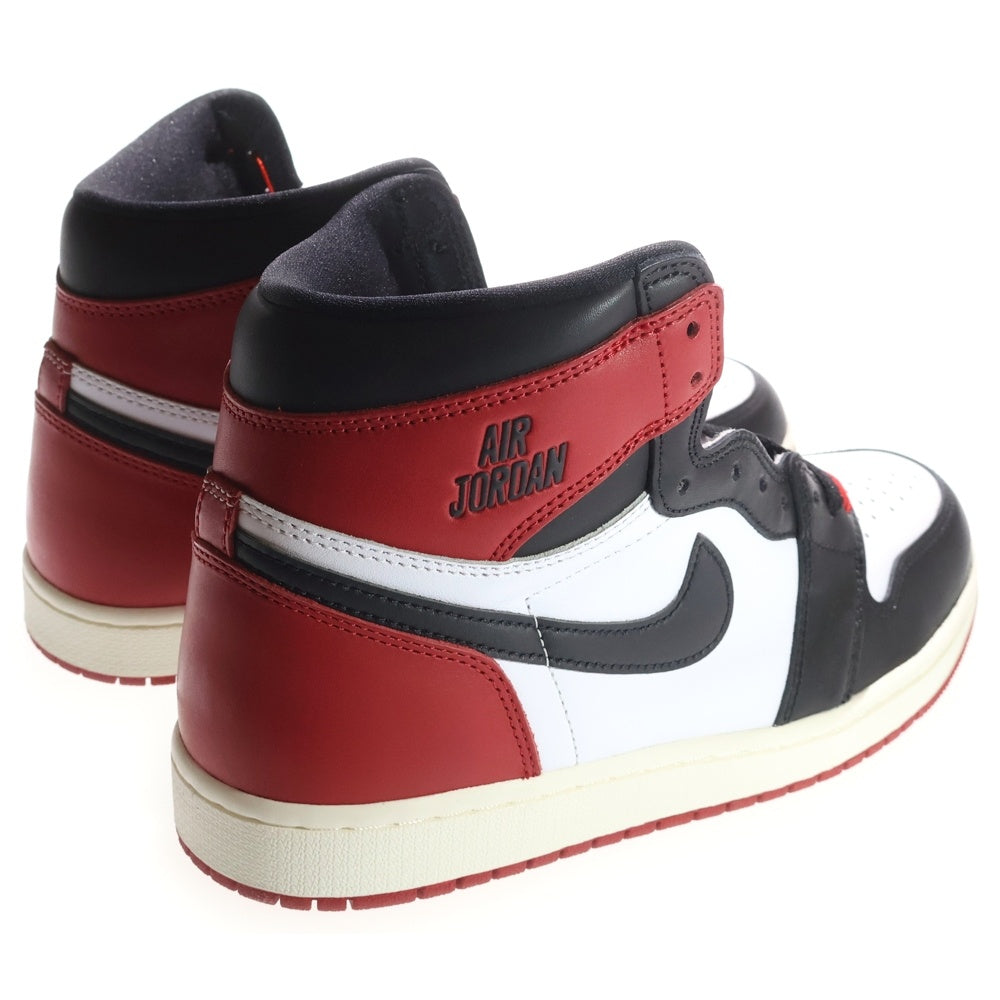 NIKE(ナイキ) AIR JORDAN 1 RETRO HIGH OG BLACK TOE REIMAGINED エア