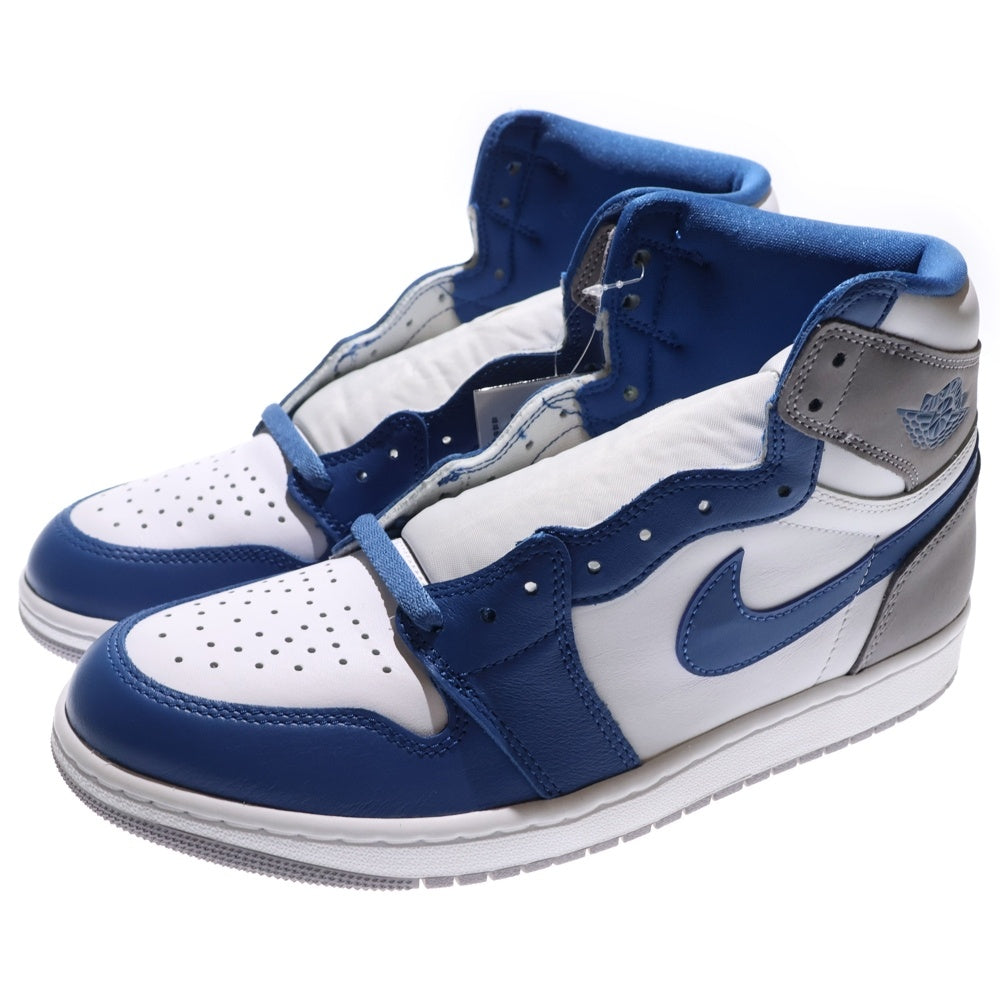 NIKE(ナイキ) AIR JORDAN1 RETRO HIGH OG エアジョーダン1 トゥルーブルー ハイカットスニーカー ブルー US10/28cm DZ5485-410