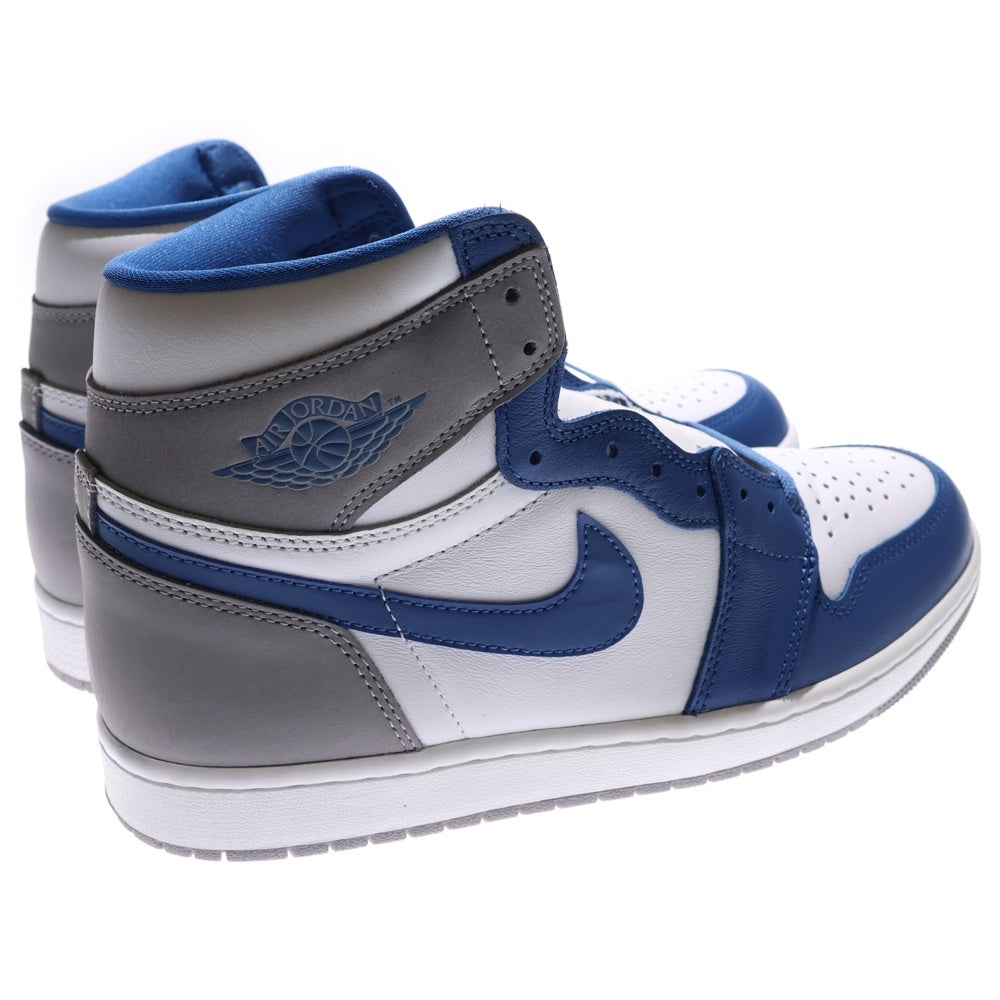 NIKE(ナイキ) AIR JORDAN1 RETRO HIGH OG エアジョーダン1 トゥルーブルー ハイカットスニーカー ブルー US10/28cm DZ5485-410