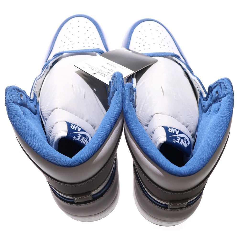 NIKE(ナイキ) AIR JORDAN1 RETRO HIGH OG エアジョーダン1 トゥルーブルー ハイカットスニーカー ブルー US10/28cm DZ5485-410