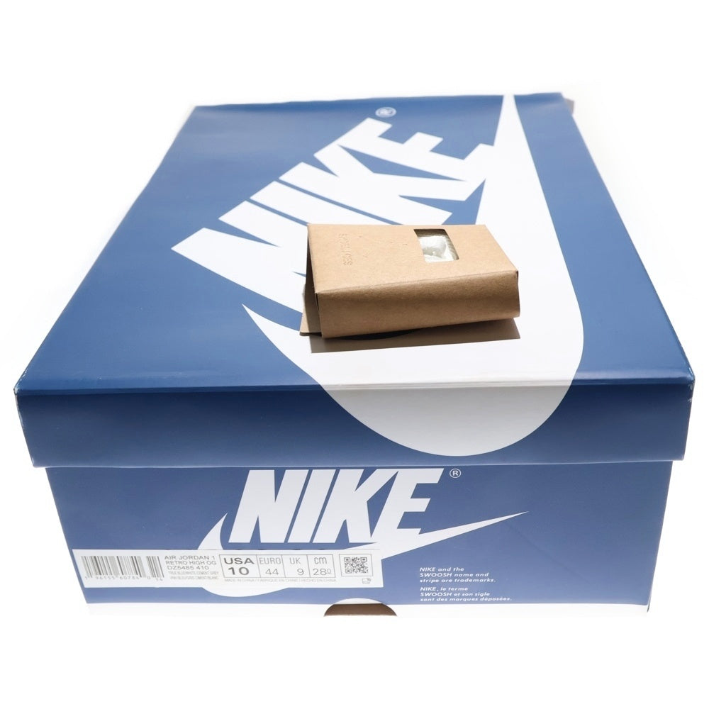 NIKE(ナイキ) AIR JORDAN1 RETRO HIGH OG エアジョーダン1 トゥルーブルー ハイカットスニーカー ブルー US10/28cm DZ5485-410