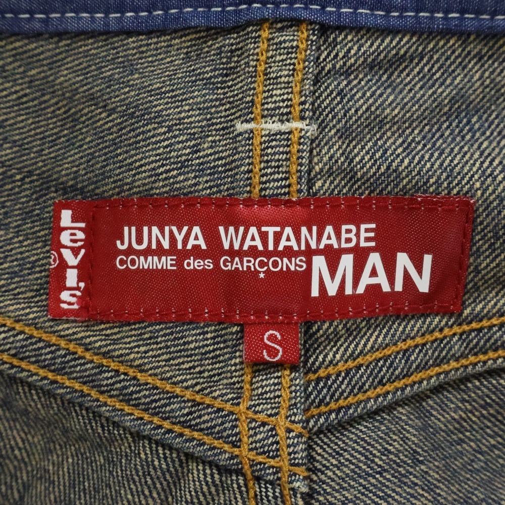 COMME des GARCONS JUNYA WATANABE MAN(コムデギャルソンジュンヤワタナベマン) 11SS ×Levi's リーバイス ボタンフライ ストレートデニムパンツ インディゴ WG-P206 AD2010