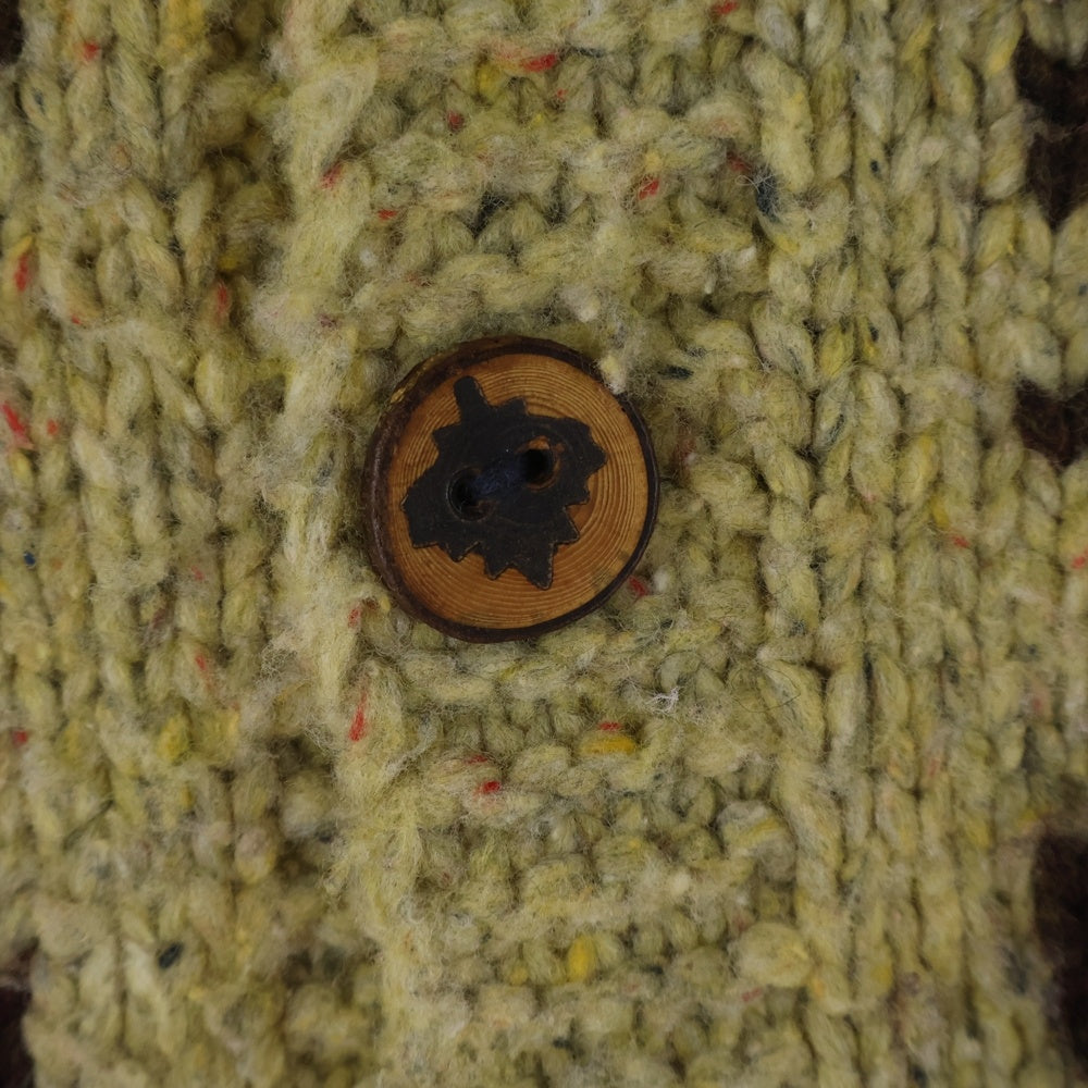 ka na ta(カナタ) COWICHAN SWEATER トナカイ カウチンニットセーター ベージュ