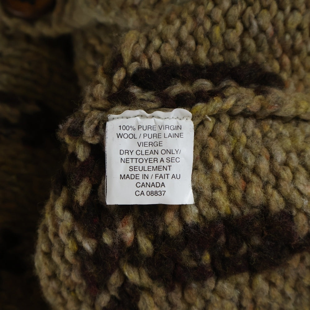 【新品未着】EAGLET カウチンセーター ニット　トナカイ 46 カナダ製 KANATA カナタ カウチン セーター ニット カナダ製 トナカイ 鹿