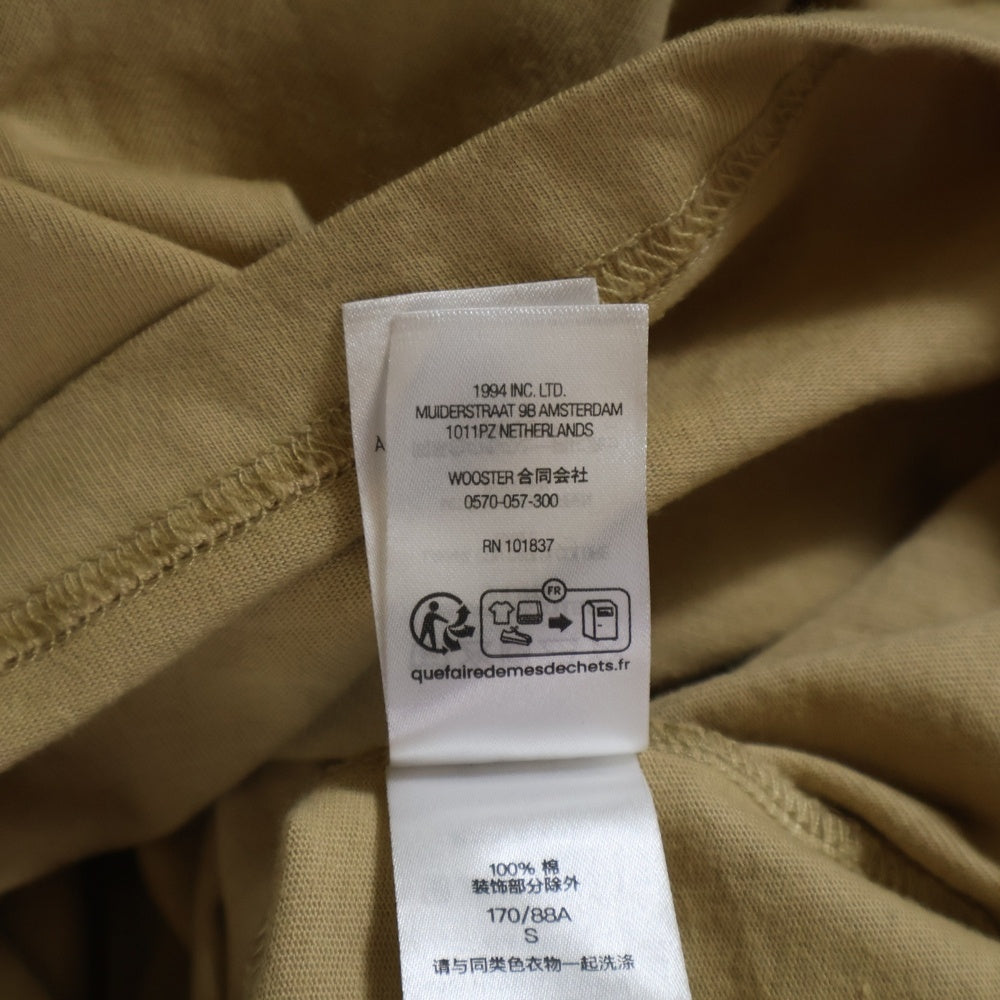 SUPREME(シュプリーム) 24AW Small Box Logo L/S Tee スモールボックスロゴ クルーネック長袖Tシャツ カットソー ベージュ
