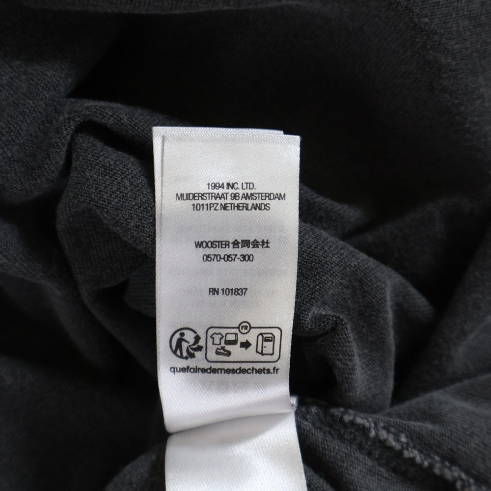 SUPREME(シュプリーム) 24SS Cracked Arc S/S Top Tee アーチロゴ クラックプリント クルーネック半袖Tシャツ カットソー チャコールグレー