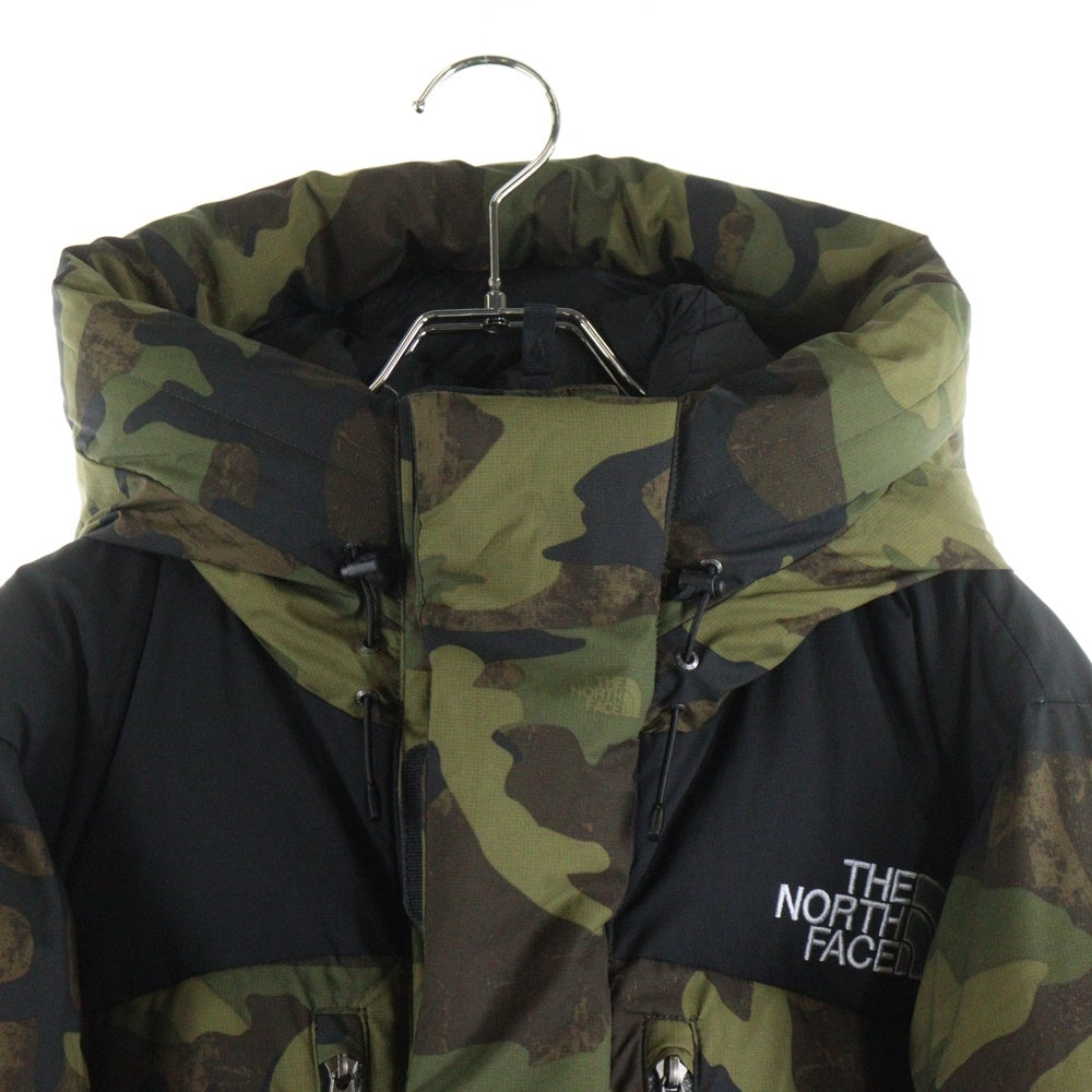 THE NORTH FACE(ザノースフェイス) NOVELTY BALTRO LIGHT JACKET ノベルティ バルトロ ライト カモ柄 ジップアップ ナイロン ダウン ジャケット カーキ ND92241