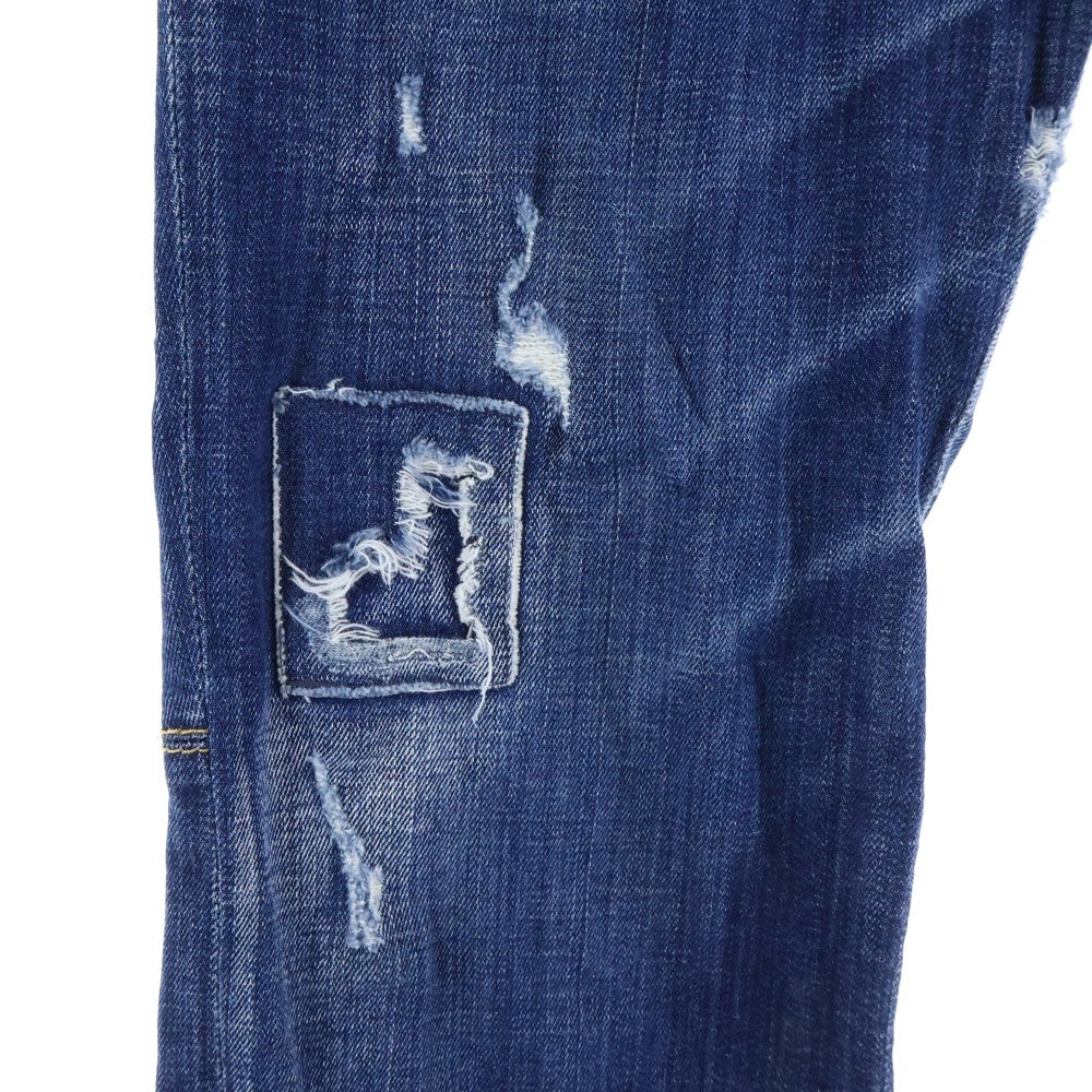 DSQUARED2(ディースクエアード) 18SS City Biker Jean シティバイカー スキニーデニムパンツ ブルー S74LB0348 S30342