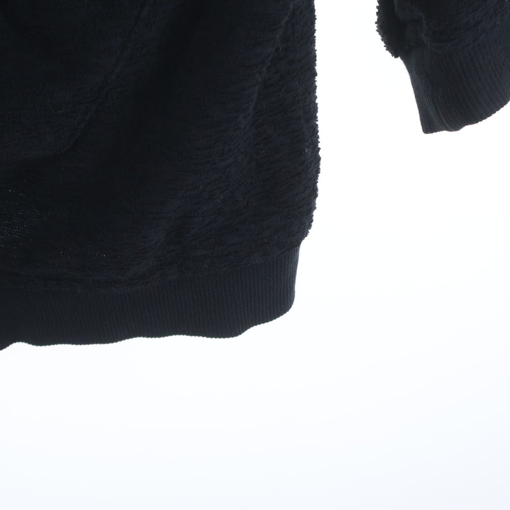 JULIUS(ユリウス) 18AW Pile Zip Hoodie パイル地 ジップアップフーディー パーカー ブラック 627CUM3