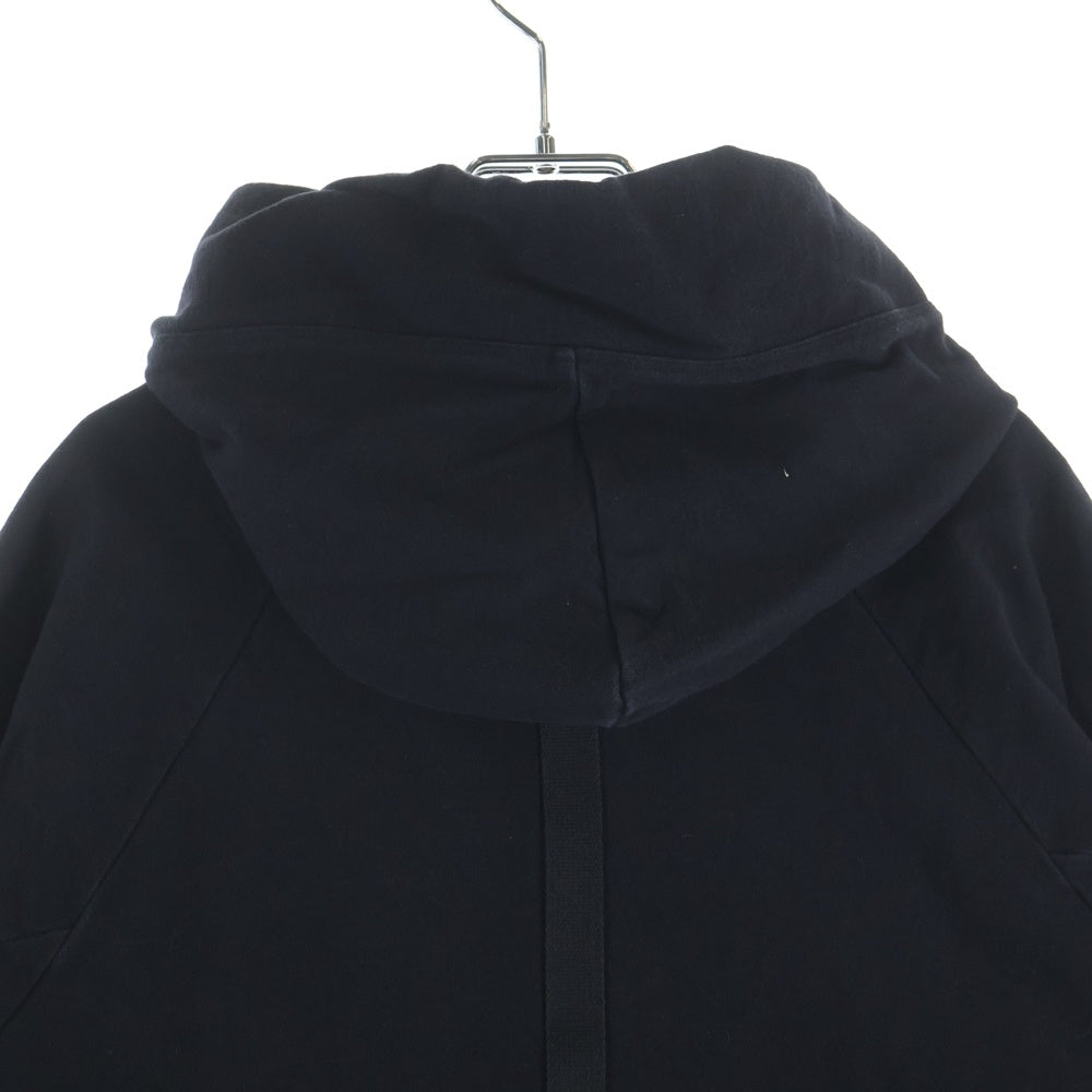 JULIUS(ユリウス) 18SS 変形デザイン タクティカル スウェットプルオーバーパーカー ブラック 617CUM5