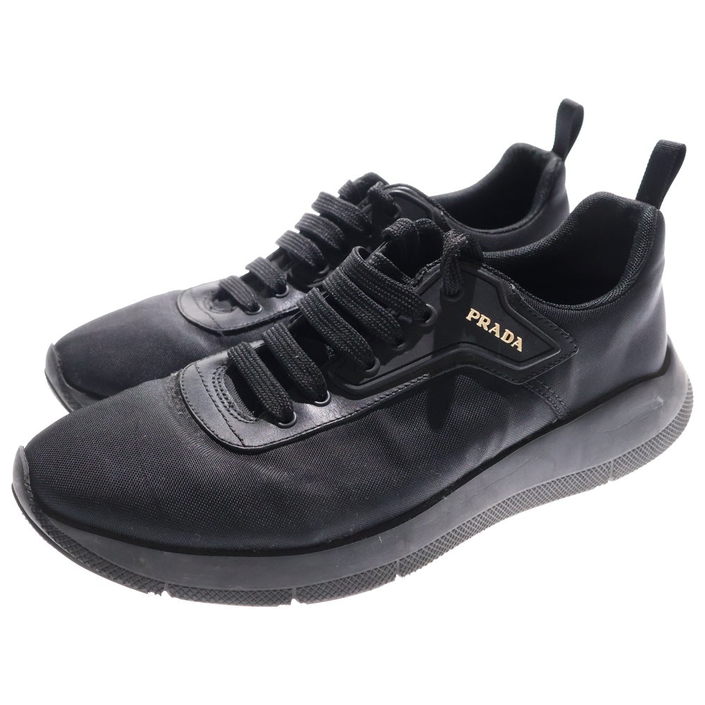 PRADA(プラダ) ナイロン ローカットスニーカー ブラック