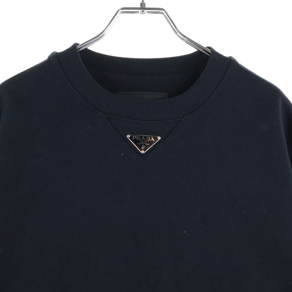 PRADA(プラダ) 23AW トライアングルロゴプレート クルーネック