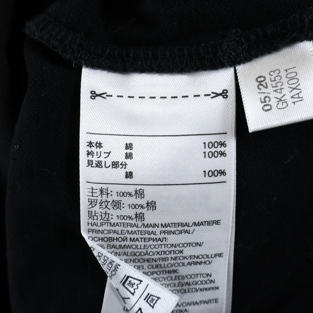 Y-3(ワイスリー) CLASSIC PIQUE LS POLO クラシック ピケ ロングスリーブ長袖シャツ ブラック GK4553