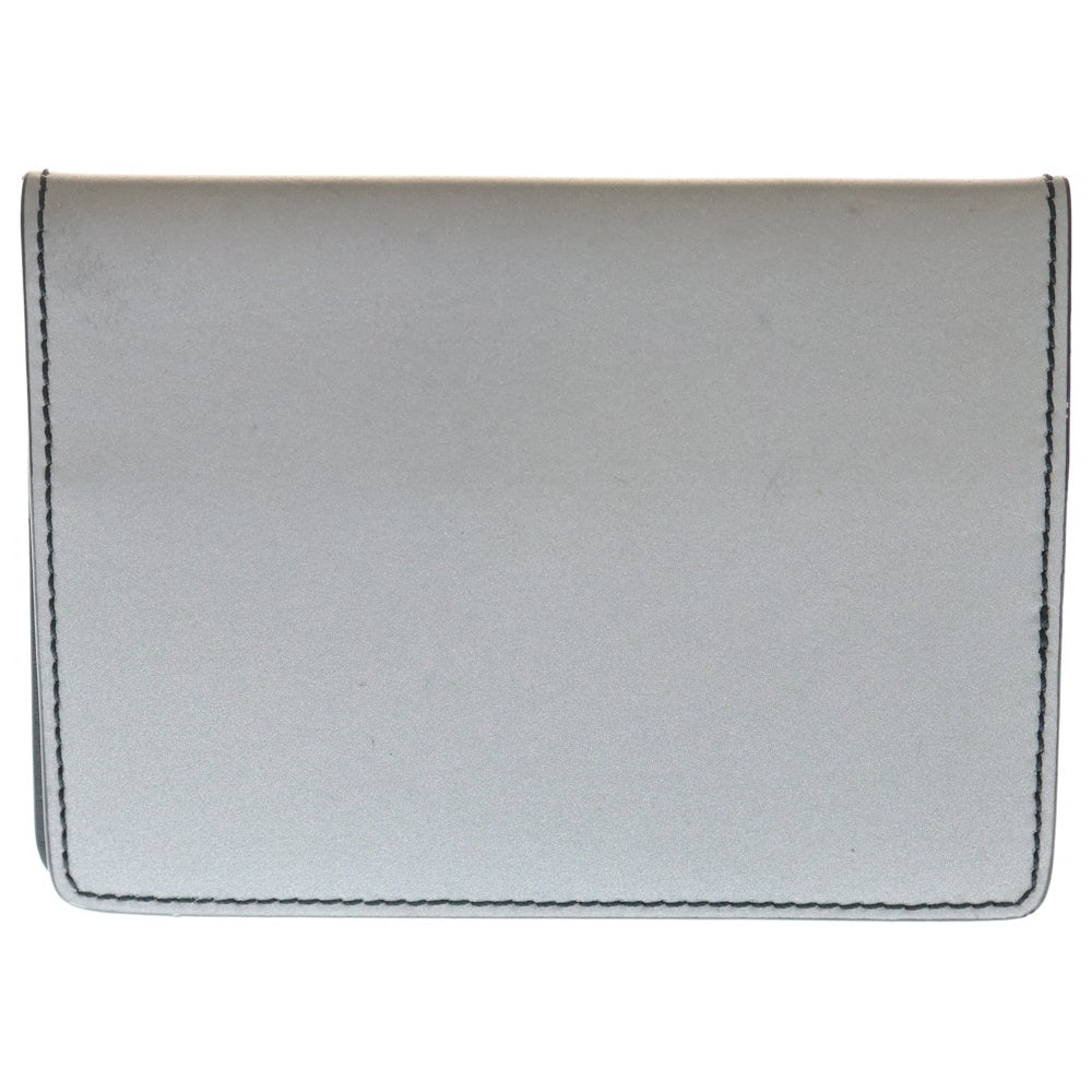 OFF-WHITE(オフホワイト) ラメプリント パスポートケース グレー