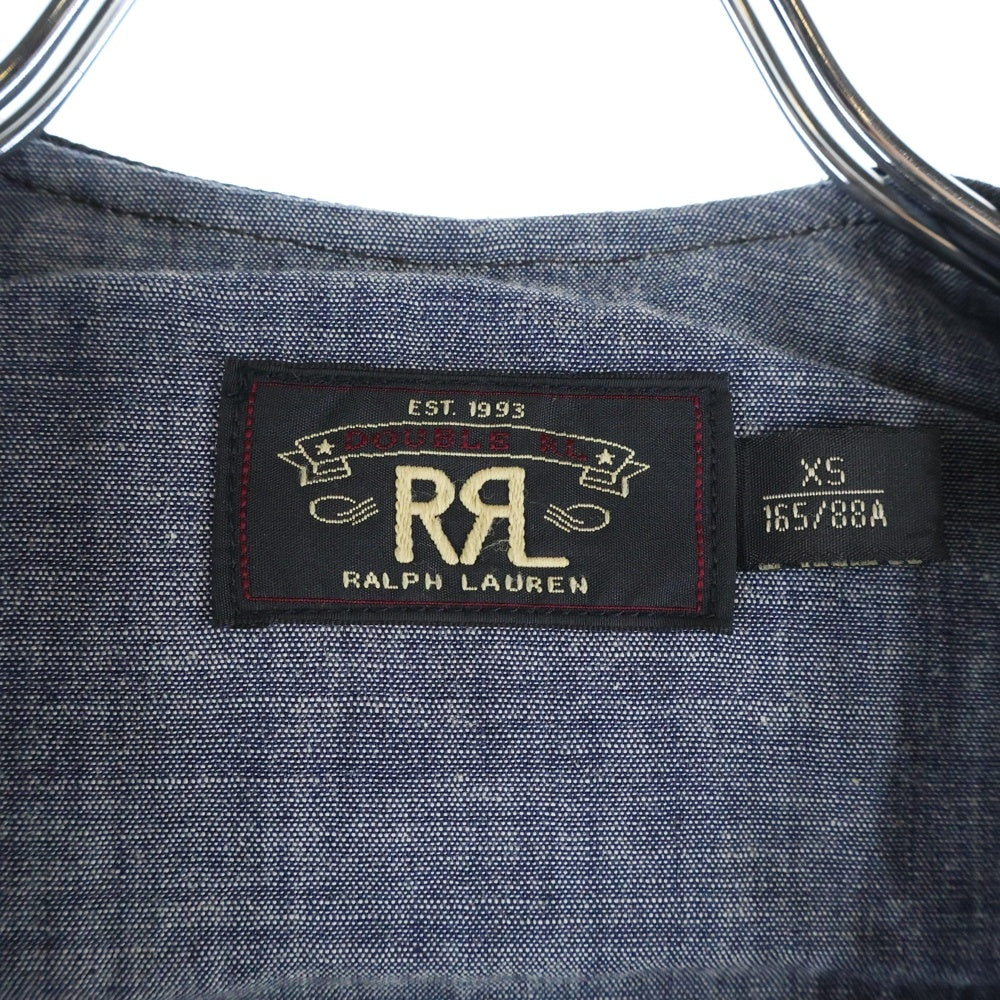 RRL(ダブルアールエル) コットン ウール ダウンベスト ブラック