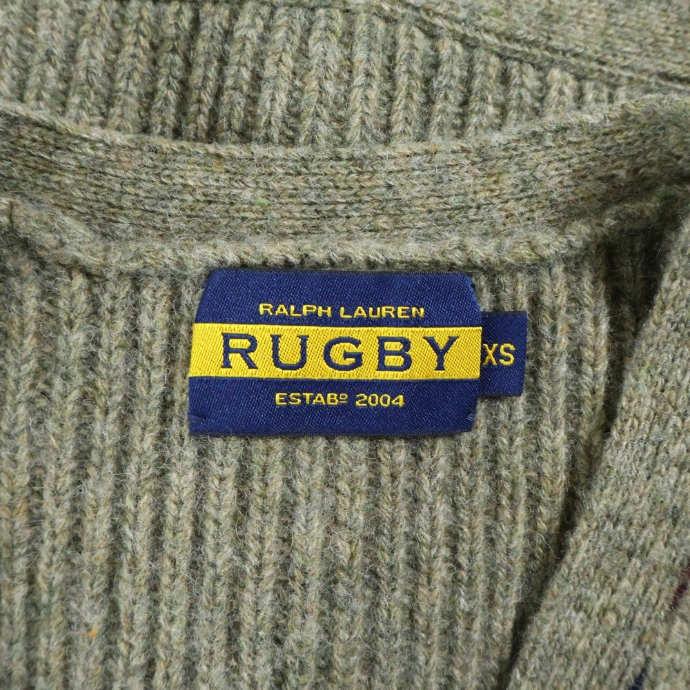 RALPH LAUREN RUGBY(ラルフローレン ラグビー) アーガイル柄 ウール V