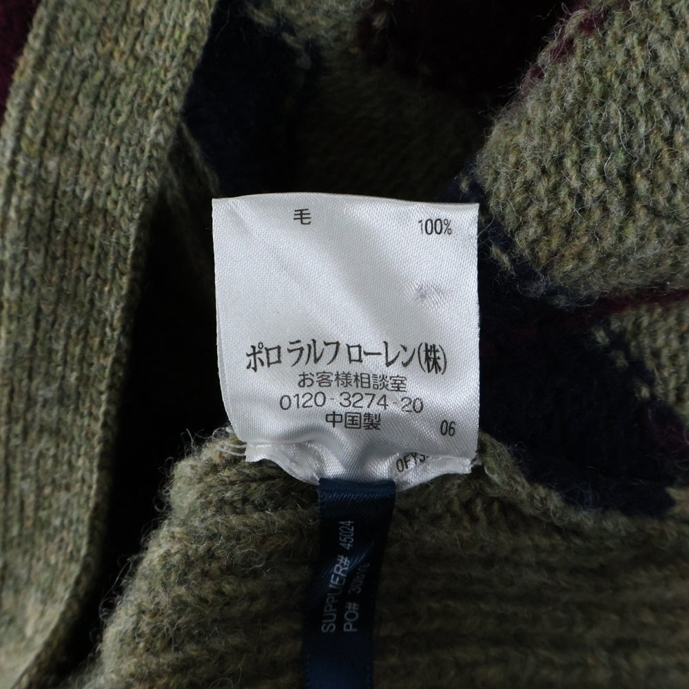 RALPH LAUREN RUGBY(ラルフローレン ラグビー) アーガイル柄 ウール V