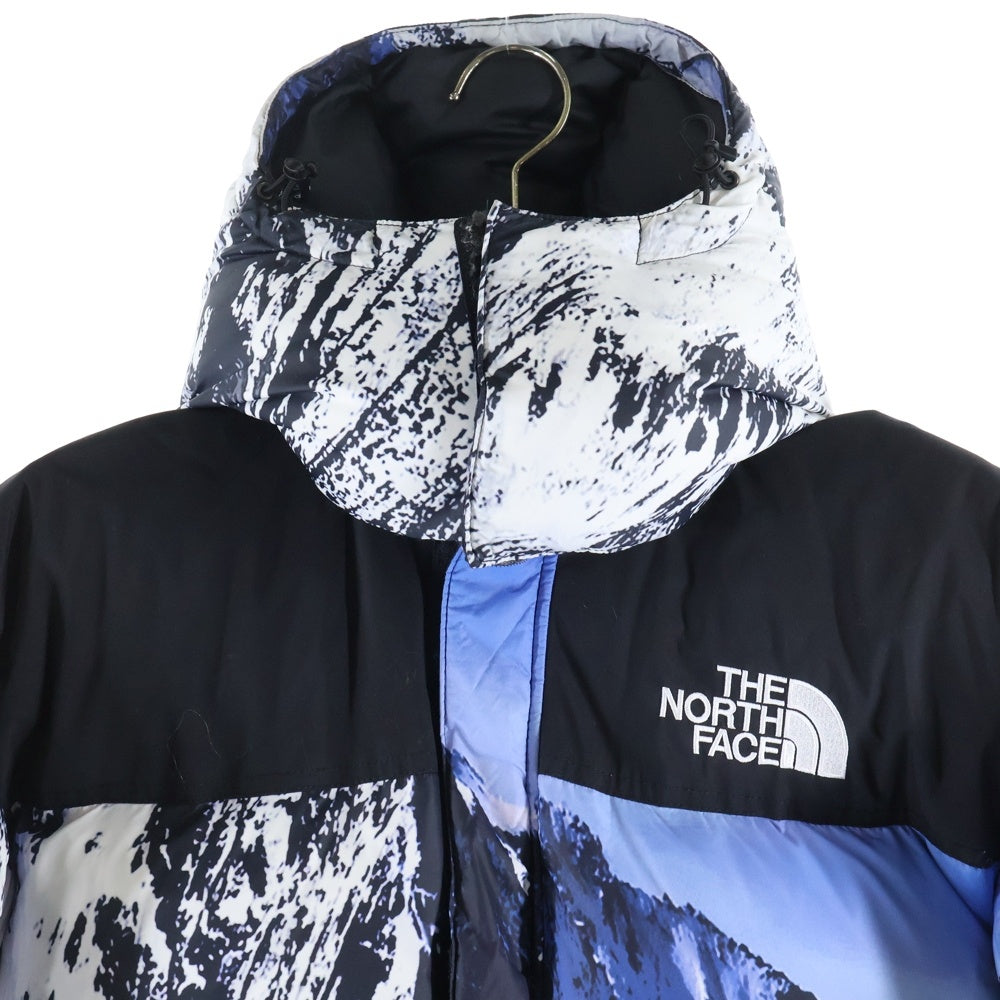 SUPREME(シュプリーム) 17AW ×THE NORTH FACE Mountain Baltoro Jacket ザノースフェイス マウンテンバルトロジャケット 雪山 ブルー/ホワイト ND91701I
