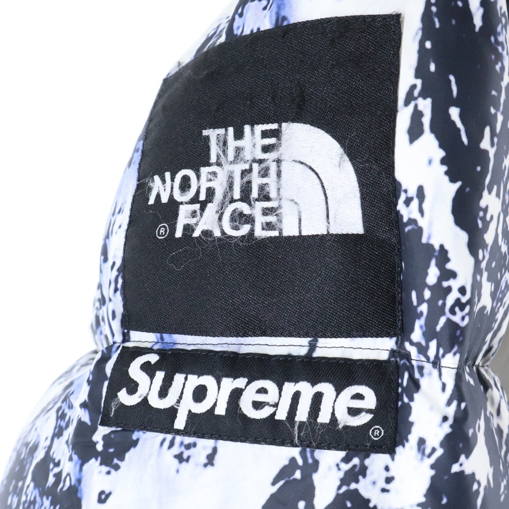 SUPREME(シュプリーム) 17AW ×THE NORTH FACE Mountain Baltoro Jacket ザノースフェイス マウンテンバルトロジャケット 雪山 ブルー/ホワイト ND91701I