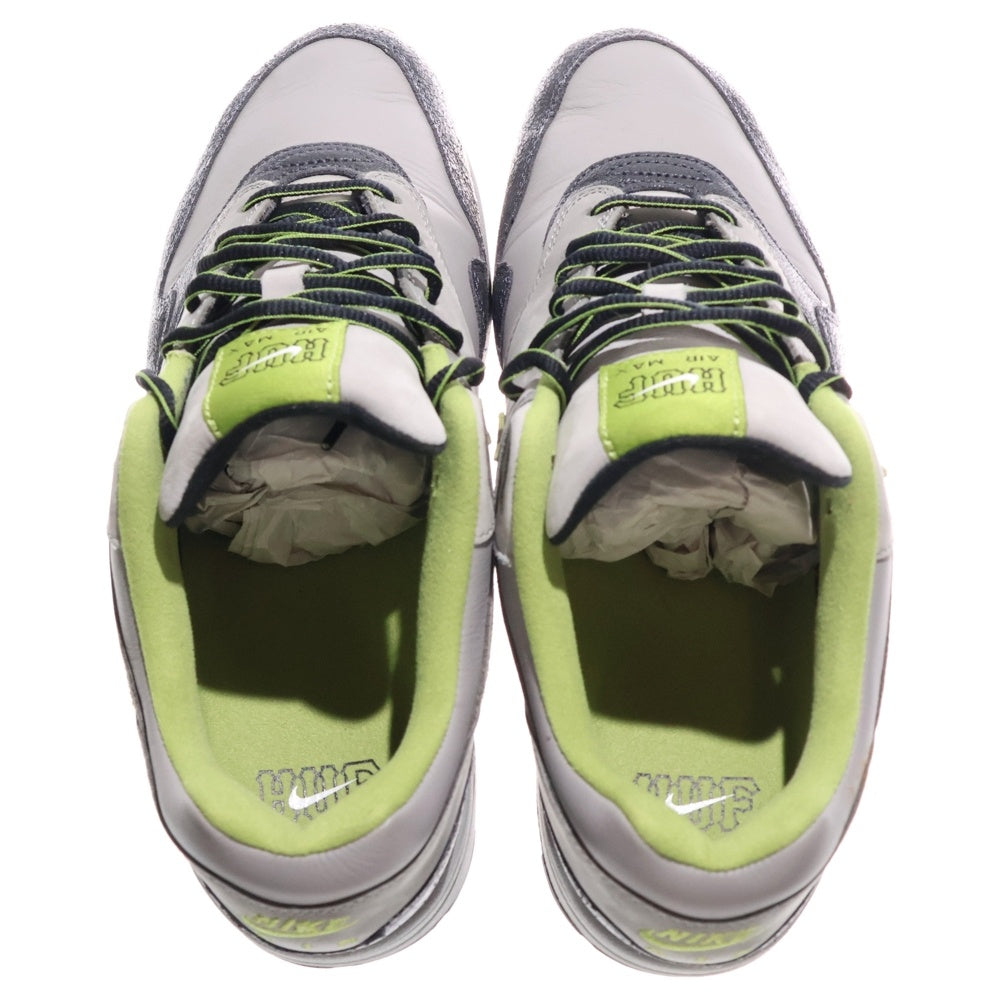 NIKE(ナイキ) ×HUF AIR MAX 1 SP ハフ エアマックス 1 ローカットスニーカー グレー/グリーン US10.5/28.5cm HF3713-002