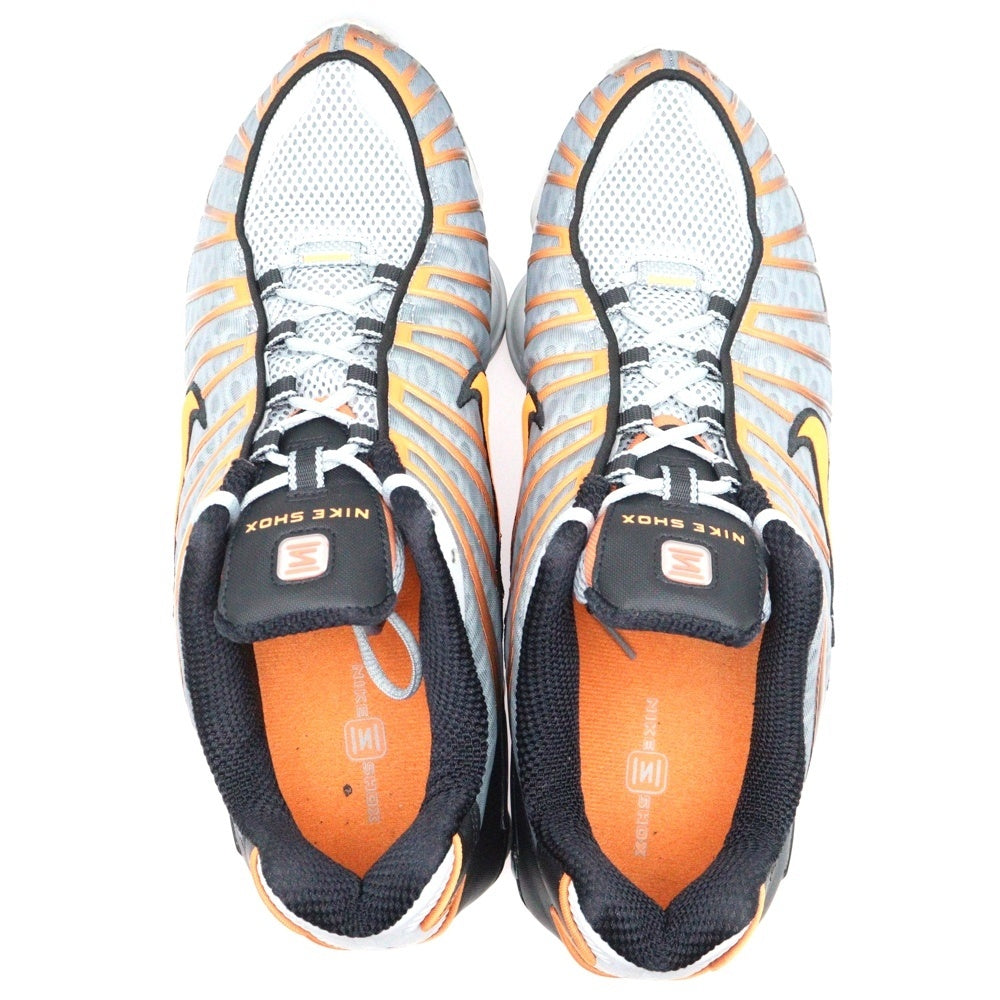 NIKE(ナイキ) SHOX TL LIGHT SMOKE GREY ショックス ティーエル ライト スモーク グレー ローカットスニーカー グレー/オレンジ US11/29cm AV3595-011