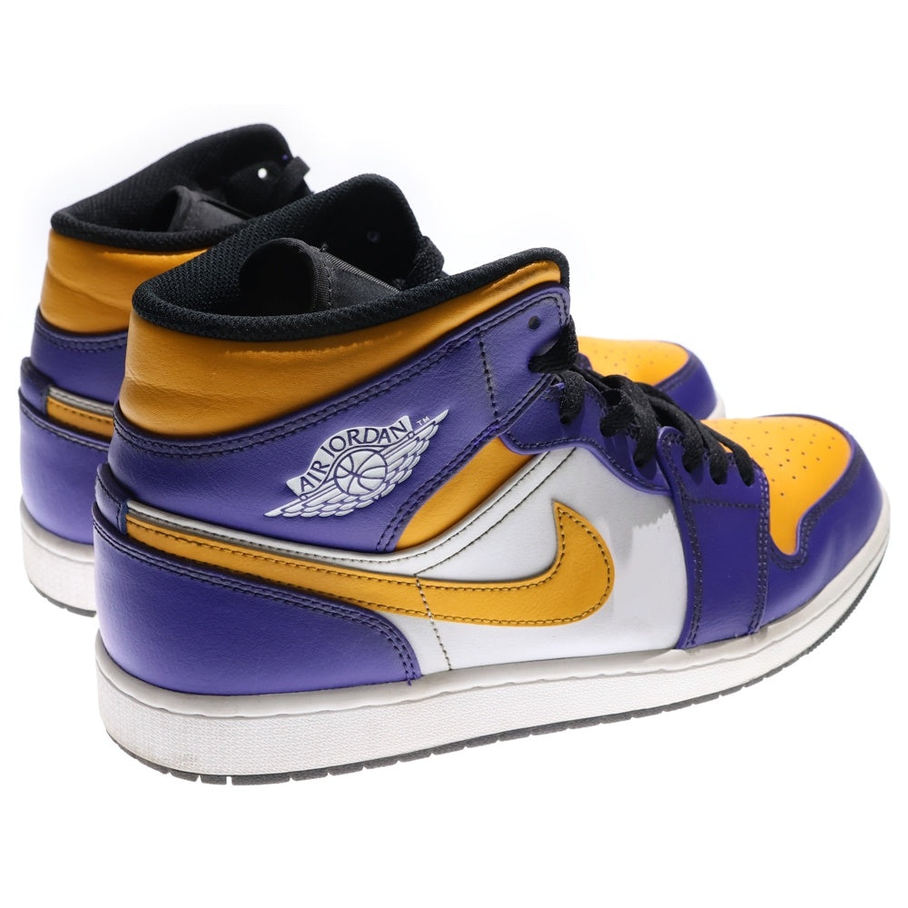 NIKE(ナイキ) AIR JORDAN 1 MID LAKERS エアジョーダン1 ミッドカット