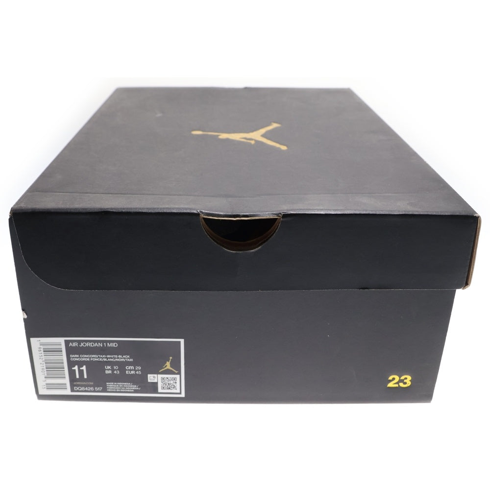 NIKE(ナイキ) AIR JORDAN 1 MID LAKERS エアジョーダン1 ミッドカットスニーカー パープル/イエロー US11/29cm DQ8426-517