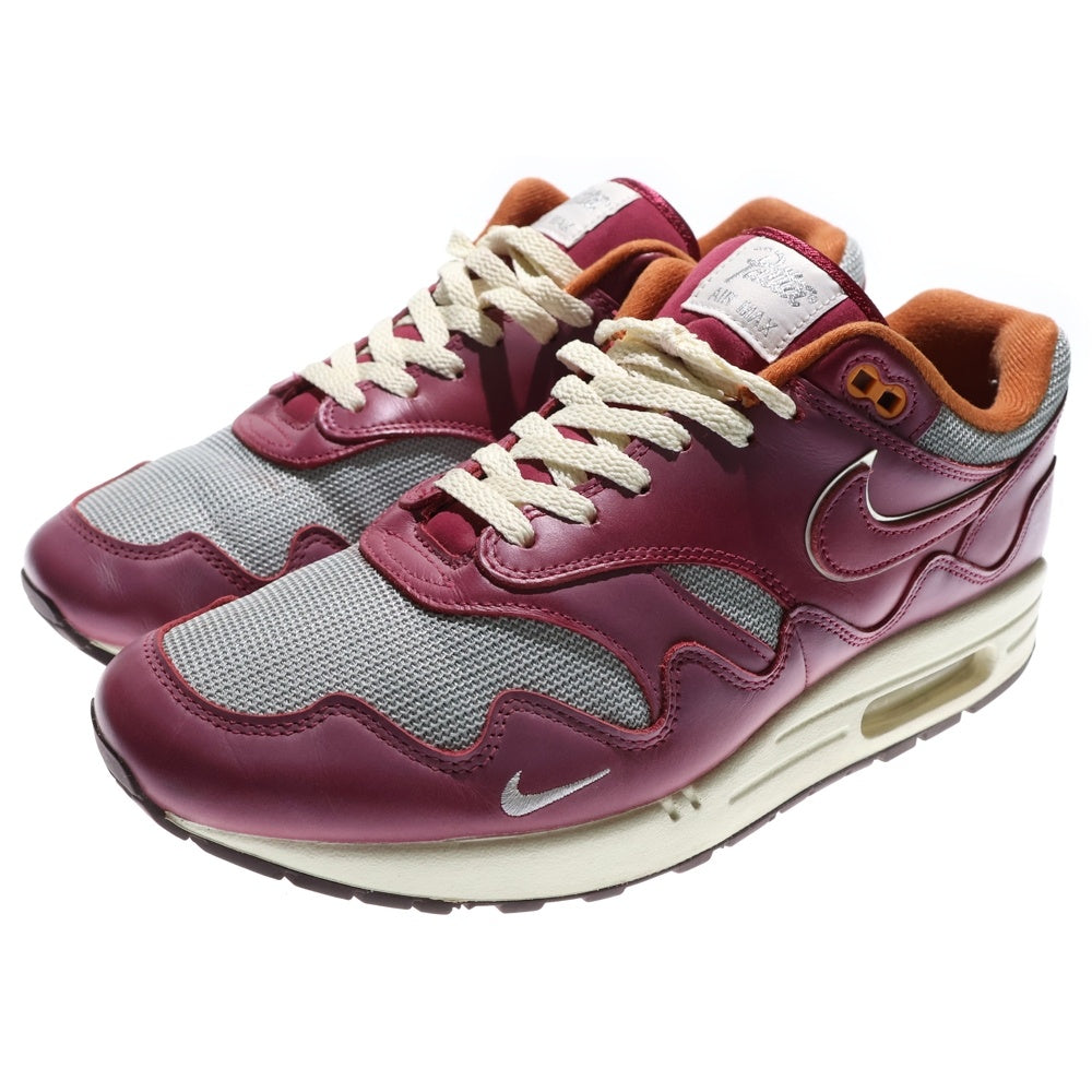 NIKE(ナイキ) ×PATTA AIR MAX 1 NIGHT MAROON パタ エアマックス1 ナイトマルーン ローカットスニーカー パープル US11/29cm DO9549-001
