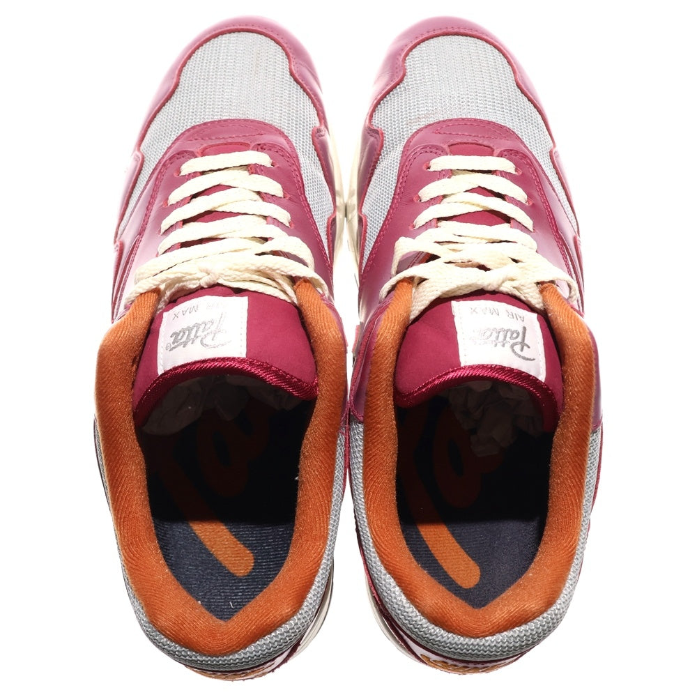 NIKE(ナイキ) ×PATTA AIR MAX 1 NIGHT MAROON パタ エアマックス1 ナイトマルーン ローカットスニーカー パープル US11/29cm DO9549-001