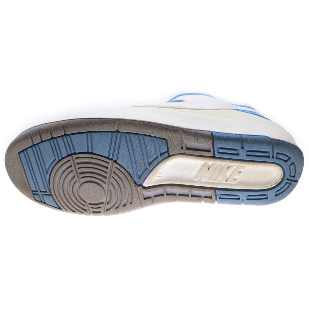 NIKE(ナイキ) AIR JORDAN 2 RETRO LOW UNIVERSITY BLUE エアジョーダン2 レトロ ロー ユニバーシティブルー ローカットスニーカー ブルー/ホワイト US11/29cm DV9956-104