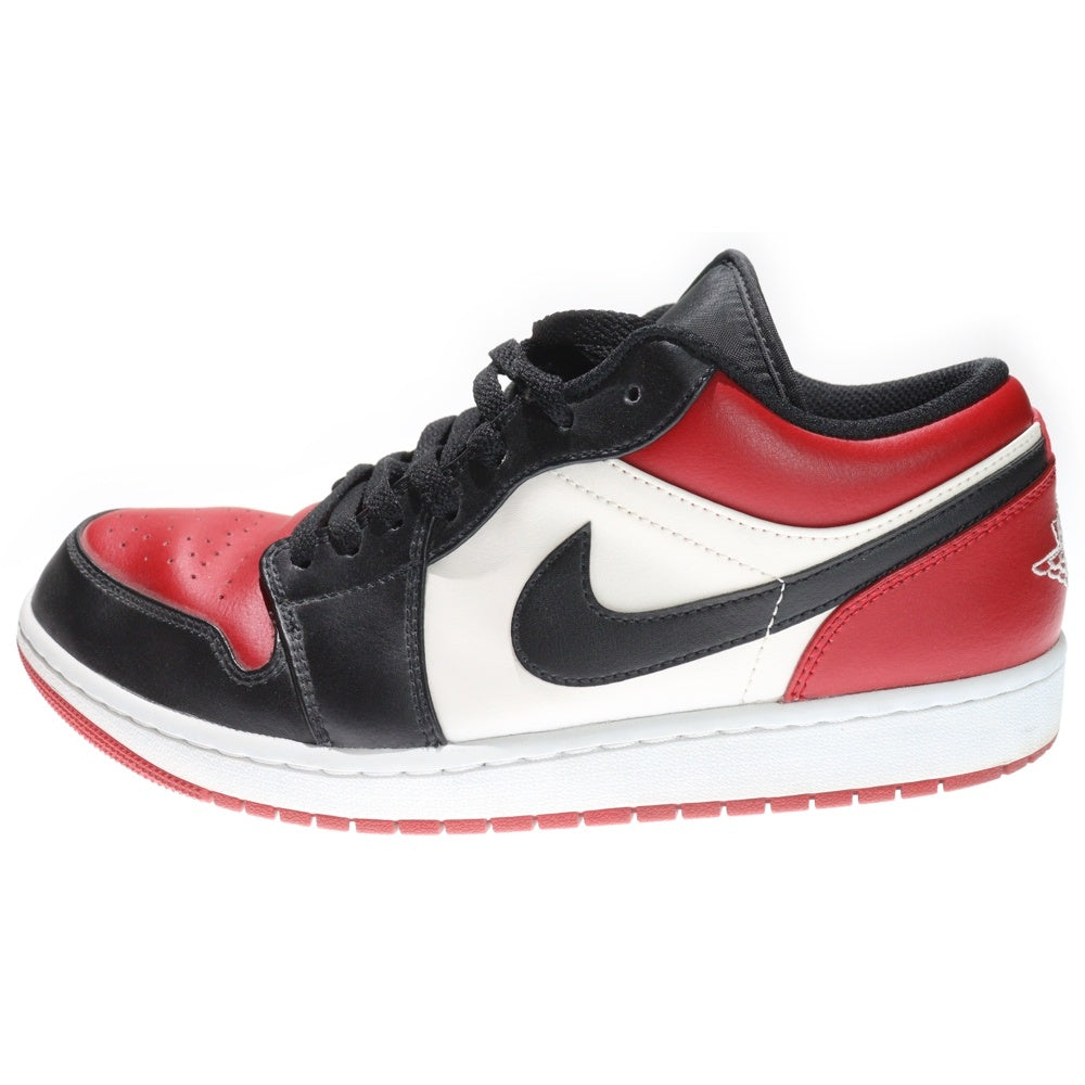 NIKE(ナイキ) AIR JORDAN 1 LOW BRED TOE エアジョーダン1 ブレッドトゥ ローカットスニーカー レッド/ブラック US11/29cm 553558-612