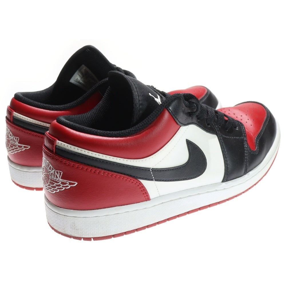 NIKE(ナイキ) AIR JORDAN 1 LOW BRED TOE エアジョーダン1 ブレッドトゥ ローカットスニーカー レッド/ブラック US11/29cm 553558-612