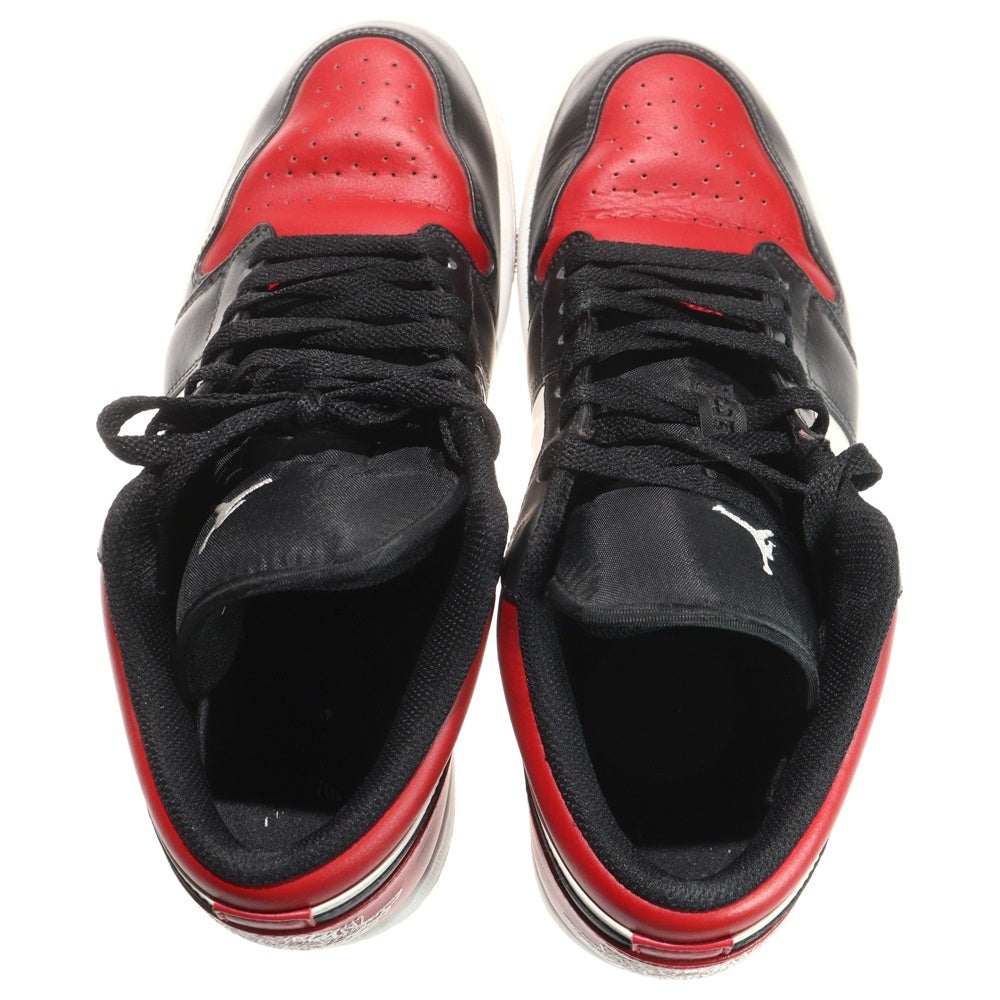NIKE(ナイキ) AIR JORDAN 1 LOW BRED TOE エアジョーダン1 ブレッドトゥ ローカットスニーカー レッド/ブラック US11/29cm 553558-612