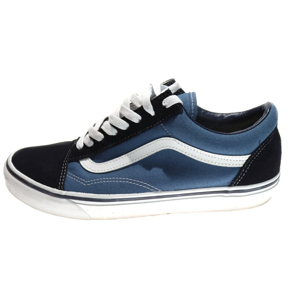 VANS(ヴァンズ) OLD SKOOL オールドスクール ローカットスニーカー ブラック/ブルー US10.5/28.5cm VN000D3HNVY