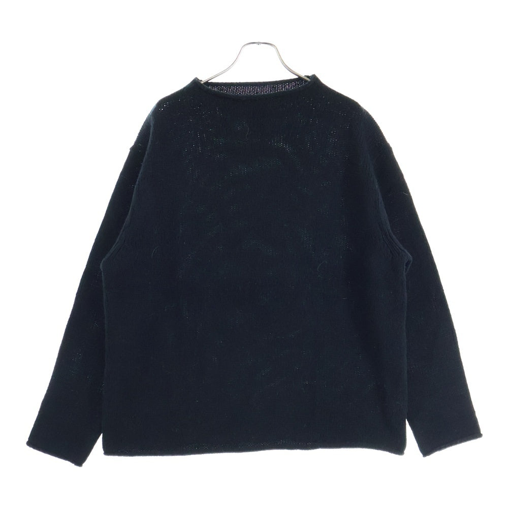 NO BRAND(ノーブランド) CITEN（シテン）ボトルネック ウール ニット セーター ブラック 4253-106-0014