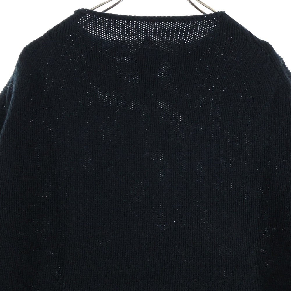 NO BRAND(ノーブランド) CITEN（シテン）ボトルネック ウール ニット セーター ブラック 4253-106-0014