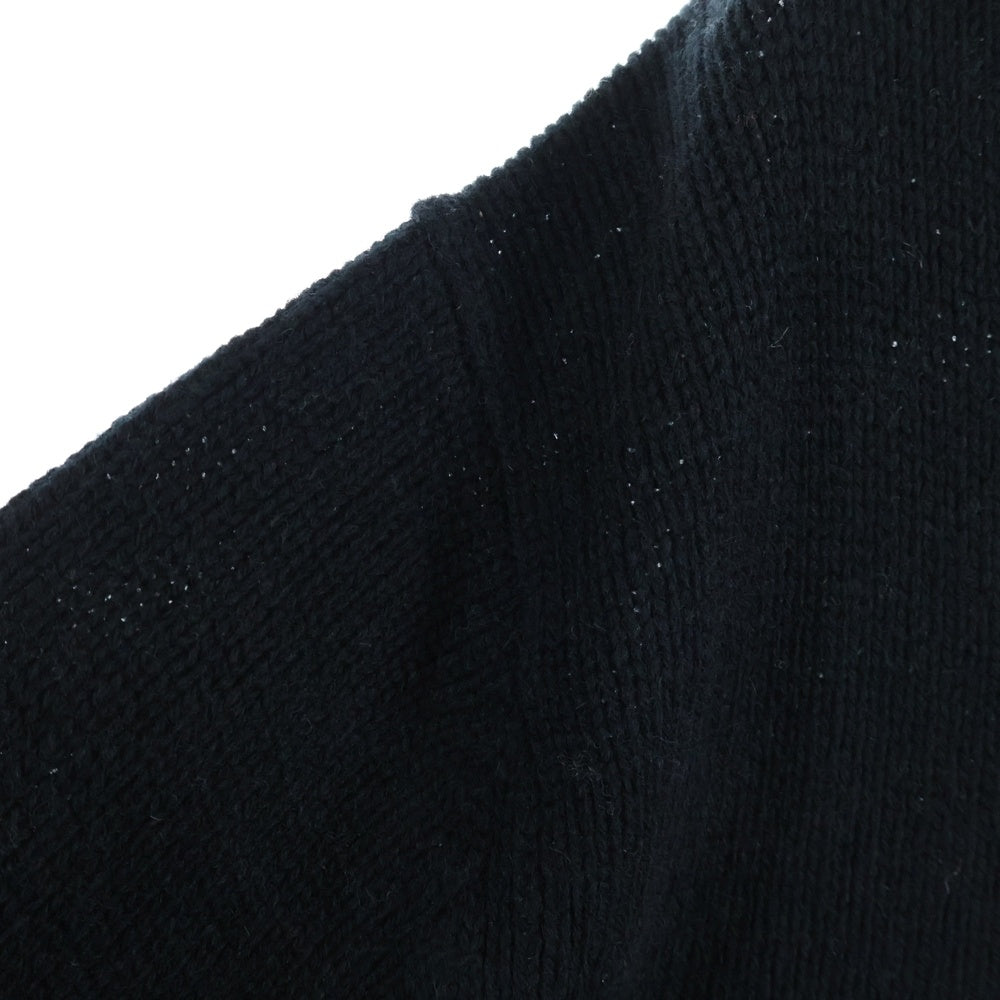 NO BRAND(ノーブランド) CITEN（シテン）ボトルネック ウール ニット セーター ブラック 4253-106-0014