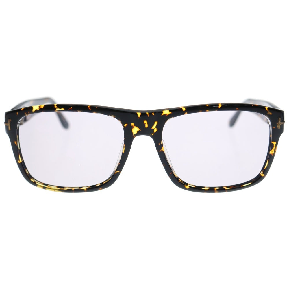 TOM FORD(トムフォード) August スクエアフレーム カラーレンズ サングラス アイウェア メガネ 眼鏡 ブラウン/ブラック TF678-F